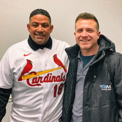 Bengie Molina with Tyler Repking